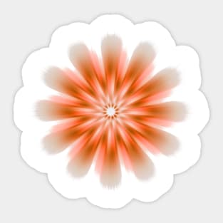 Orange Burst Sticker